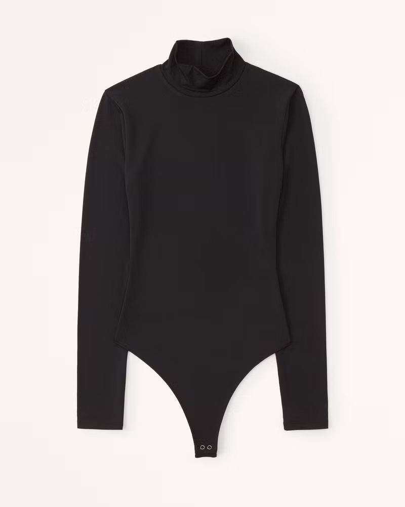 Long-Sleeve Mockneck Bodysuit | Abercrombie & Fitch (US)