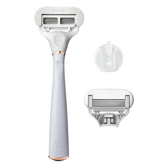 Flamingo Women's 5-Blade Razor with Replacement Blade Cartridge | Target