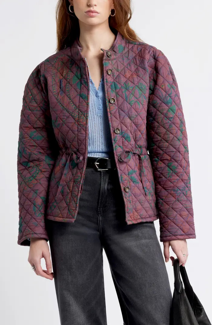 Paisley Quilted Jacket | Nordstrom