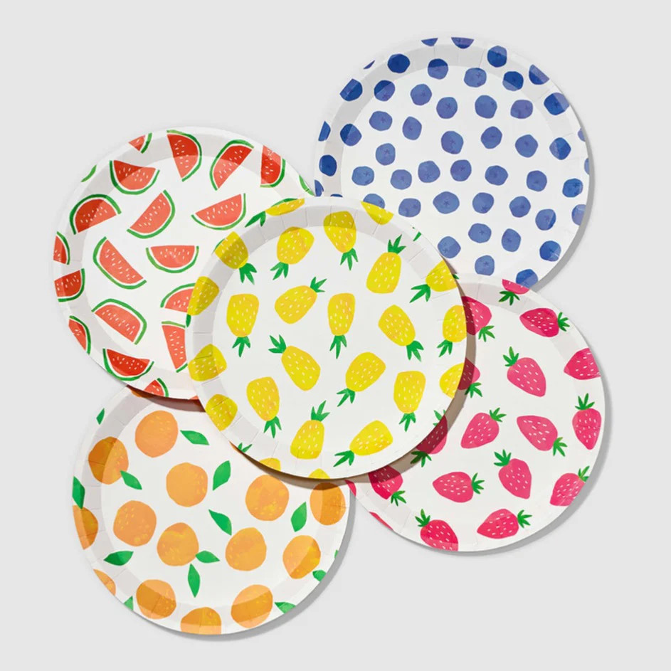 Fruit Punch Dessert Paper Plates | Get Gatherings