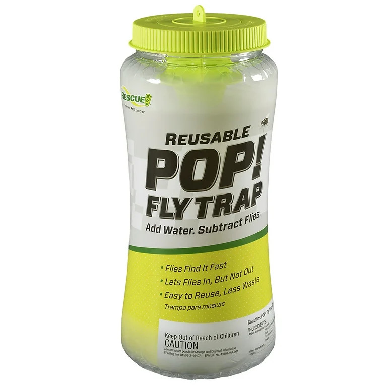 RESCUE! Pop! Reusable Outdoor Fly Trap, 1 Pack Resin | Walmart (US)