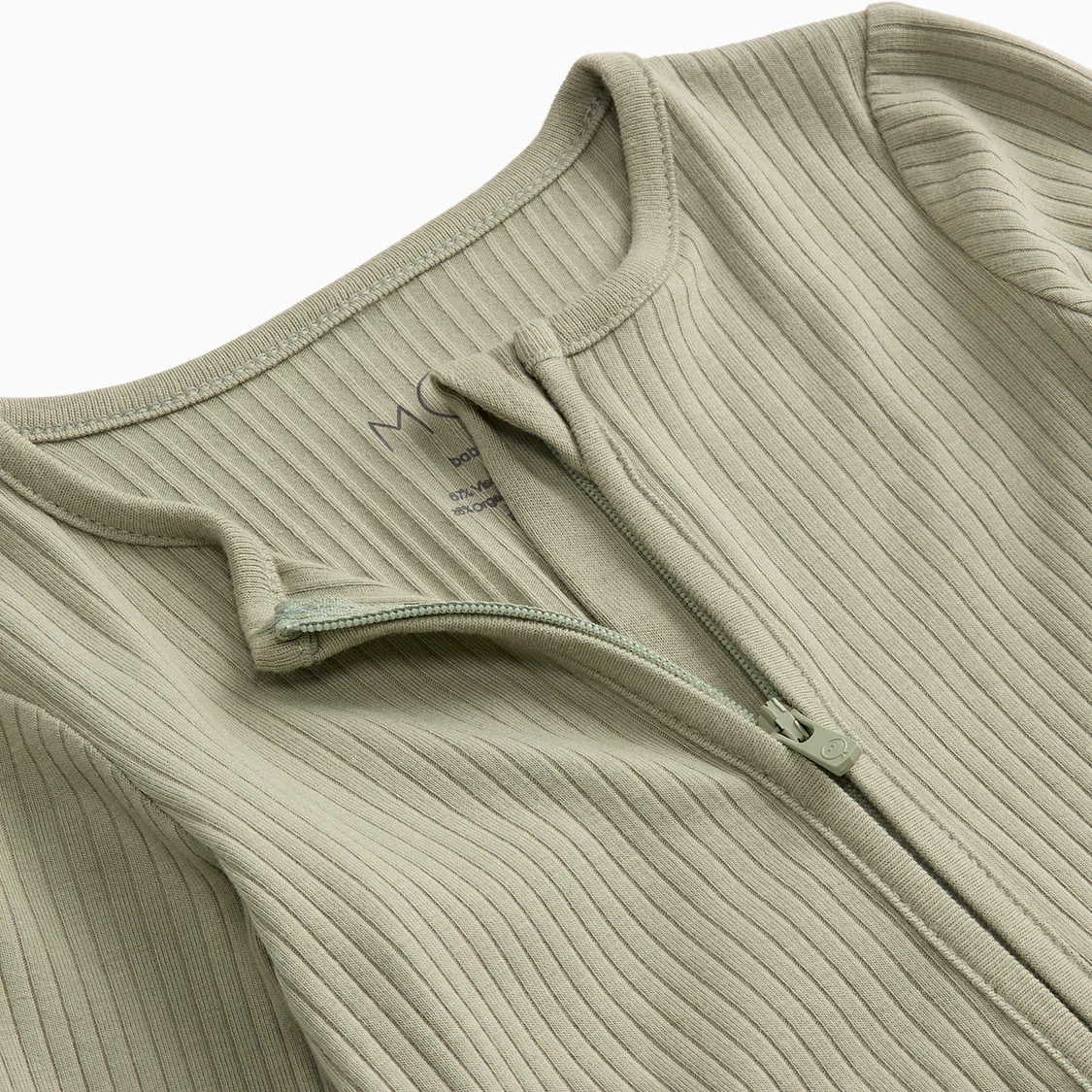 Ribbed Clever Zip Footed Baby Pajamas | Baby Mori (US)
