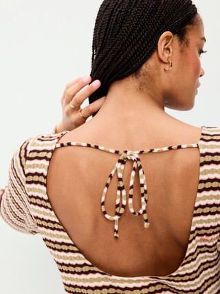 Pointelle Rib-Knit Cover-Up | Old Navy (US)