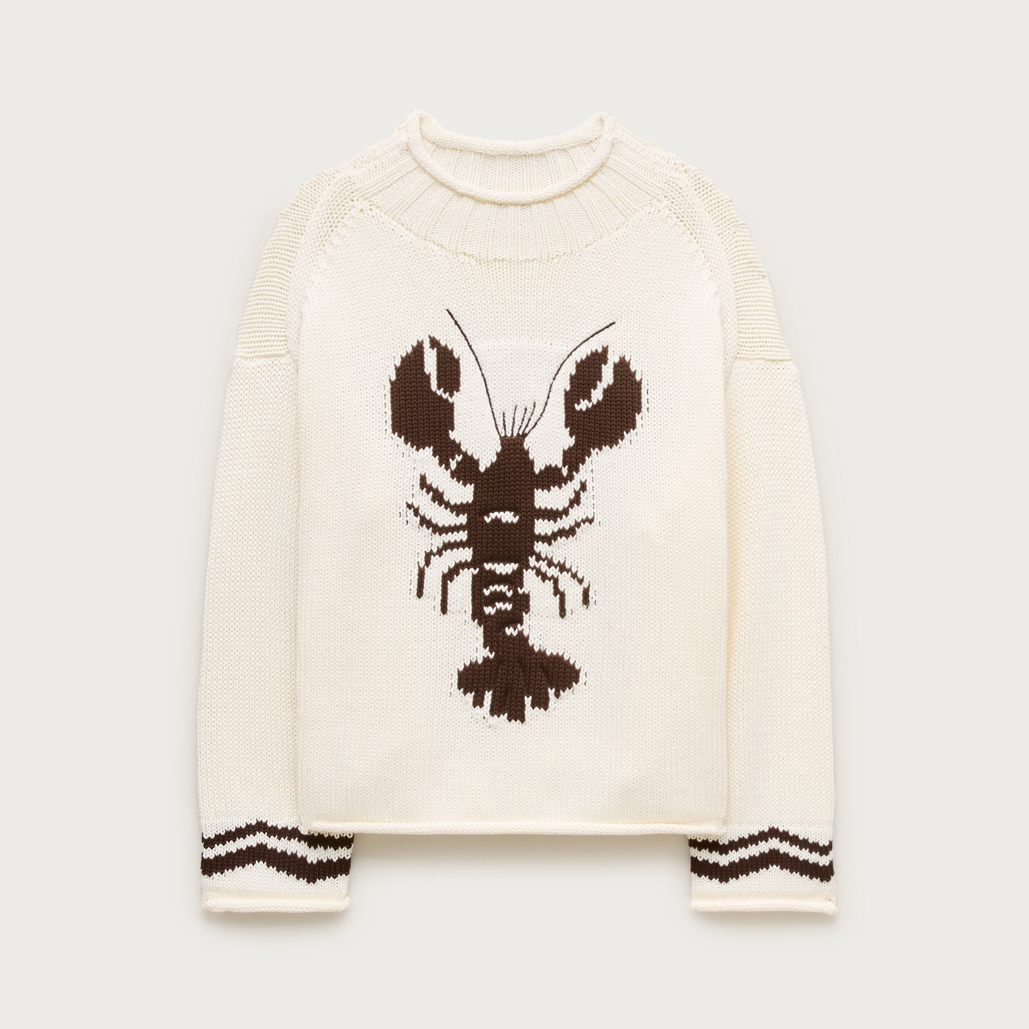 2025 Rollneck&trade; sweater with lobster intarsia | J. Crew US