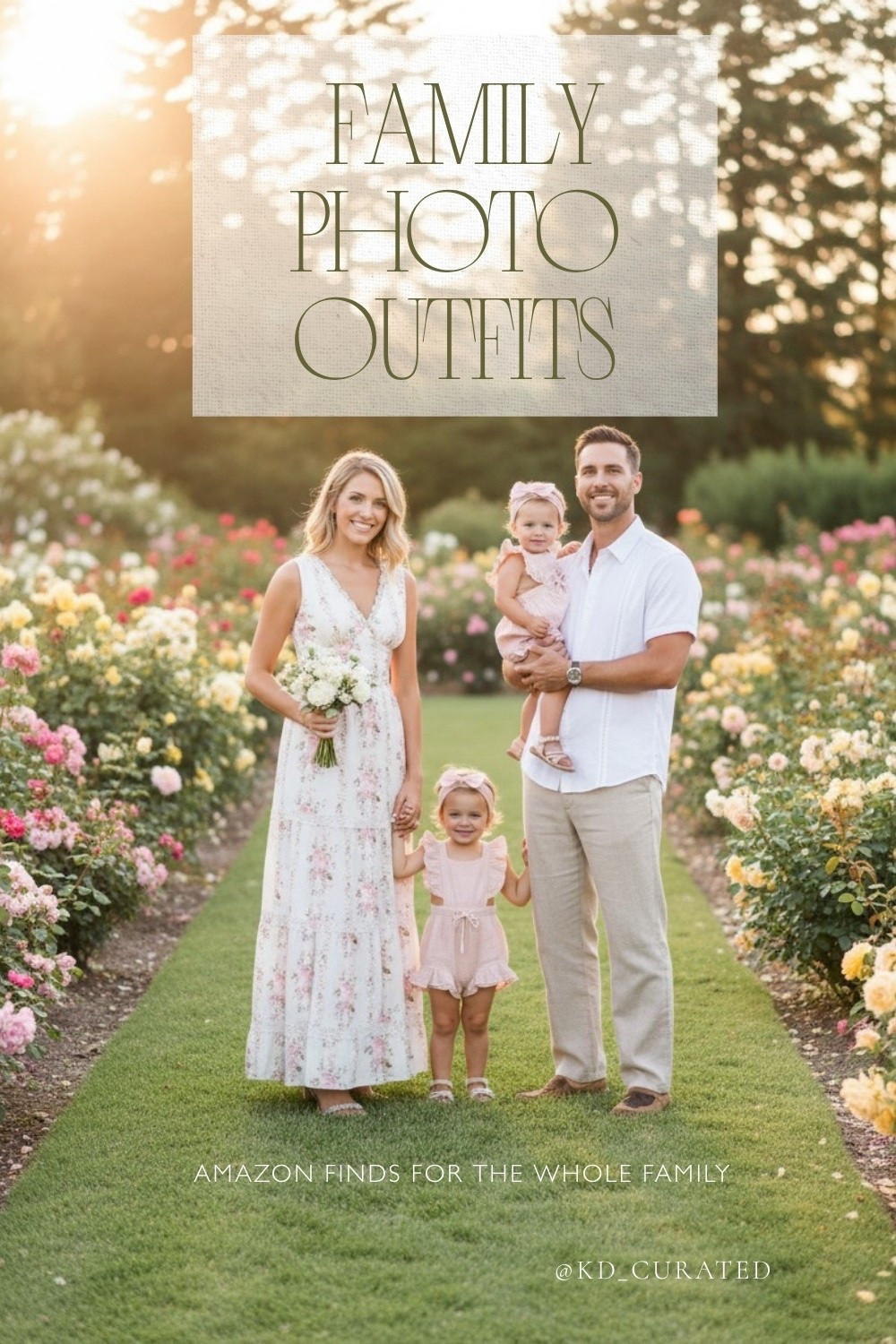 Soft pink, cream, and white for summer family photos and Amazon has everything you need to pull it off.
This coordinated look covers the whole family — mom, dad, and kids — in light, airy pieces that photograph beautifully in natural light. Flowing fabrics, relaxed fits, and a color palette that works for the beach, a field, a park, or anywhere you're shooting this summer.

#LTKSeasonal #LTKmomlife #LTKKids