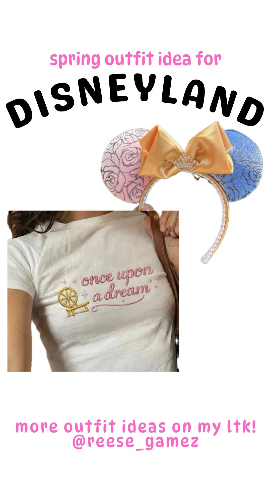 disney outfit, disneyland outfit, disney outfits, disneyland outfits, cinderella outfit, disney princess outfit, aurora outfit, mickey ears, minnie ears

#LTKstyletip #LTKSeasonal #LTKtravel