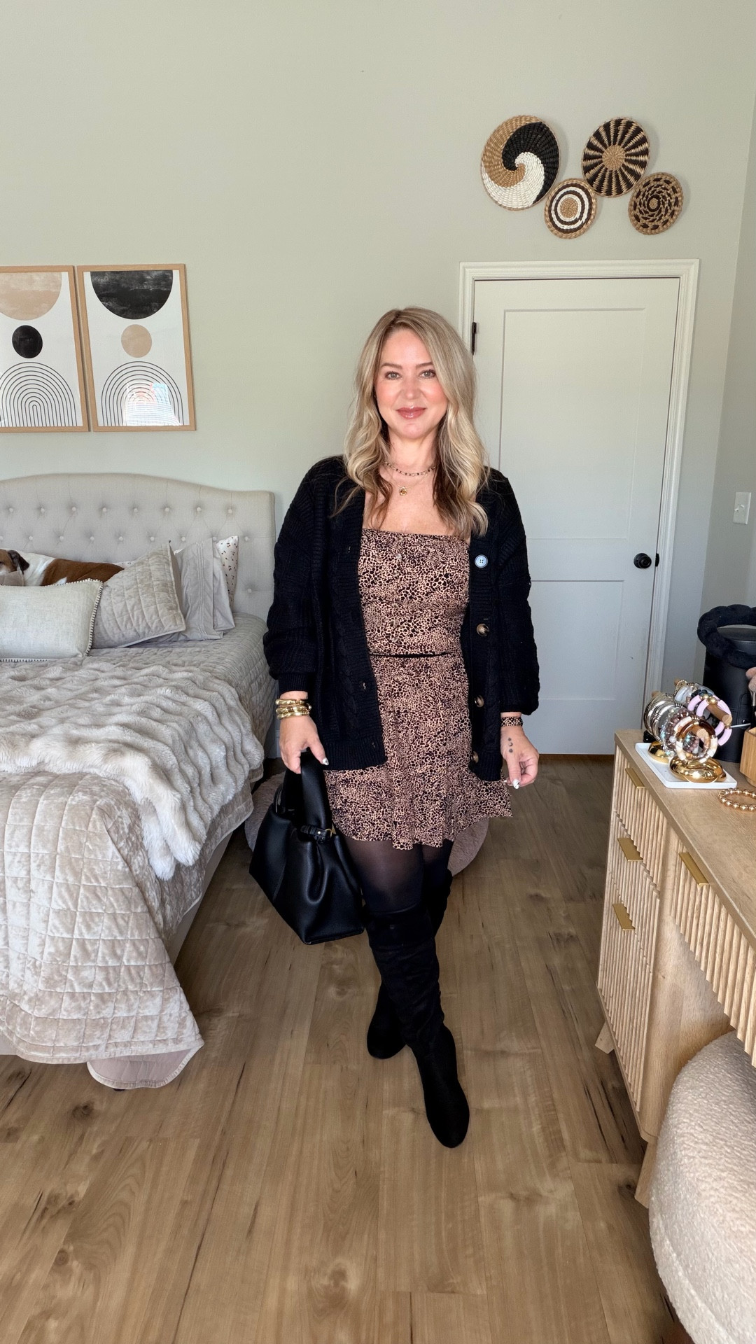 Wearing a size large in everything 
Boots are tts and work for wide calves 

#LTKMidsize #LTKOver40 #LTKPetite