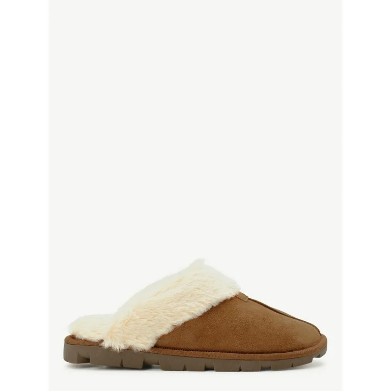 Joyspun Women's Genuine Suede Clog | Walmart (US)
