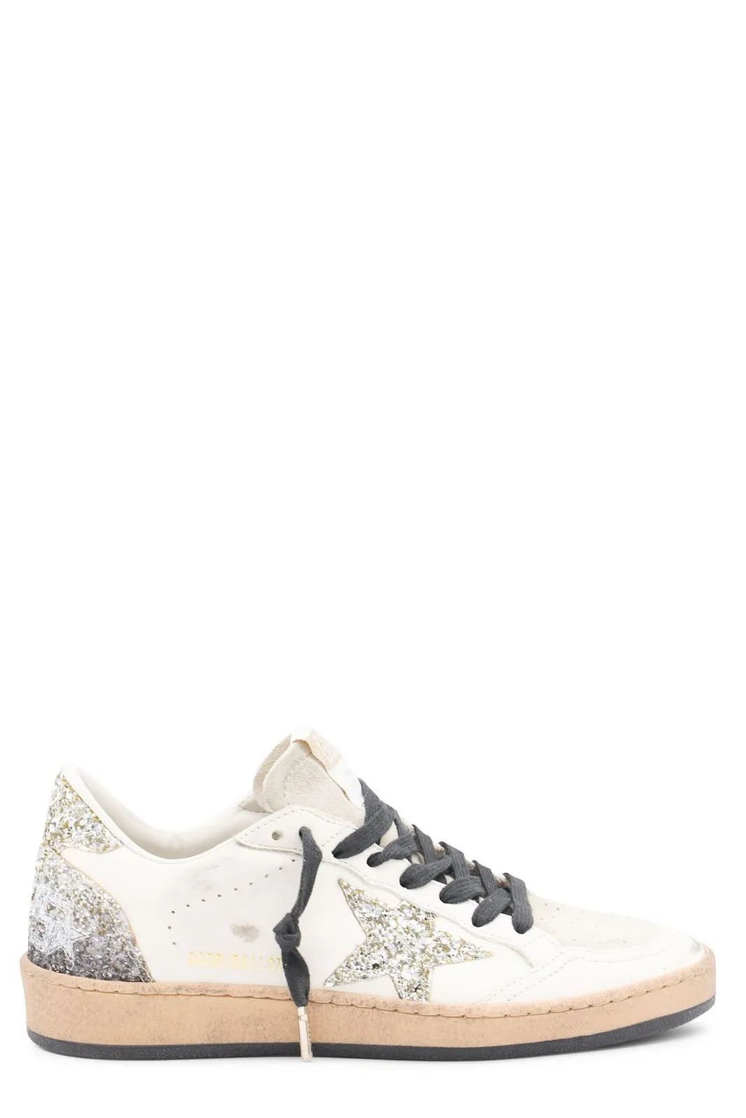 Golden Goose Deluxe Brand Ballstar Glittered Sneakers | Cettire Global