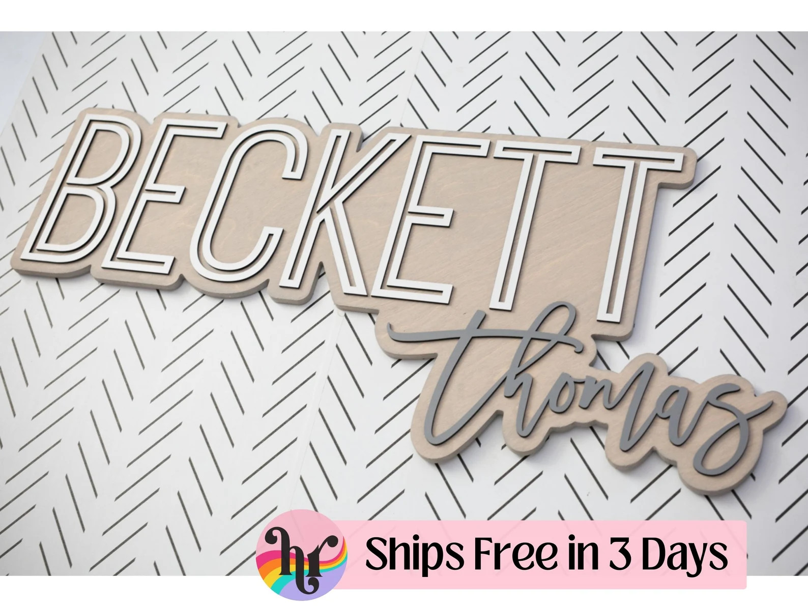 Large name sign for nursery | Nursery sign with middle name | Boho Nursery sign | Boys nursery si... | Etsy (US)