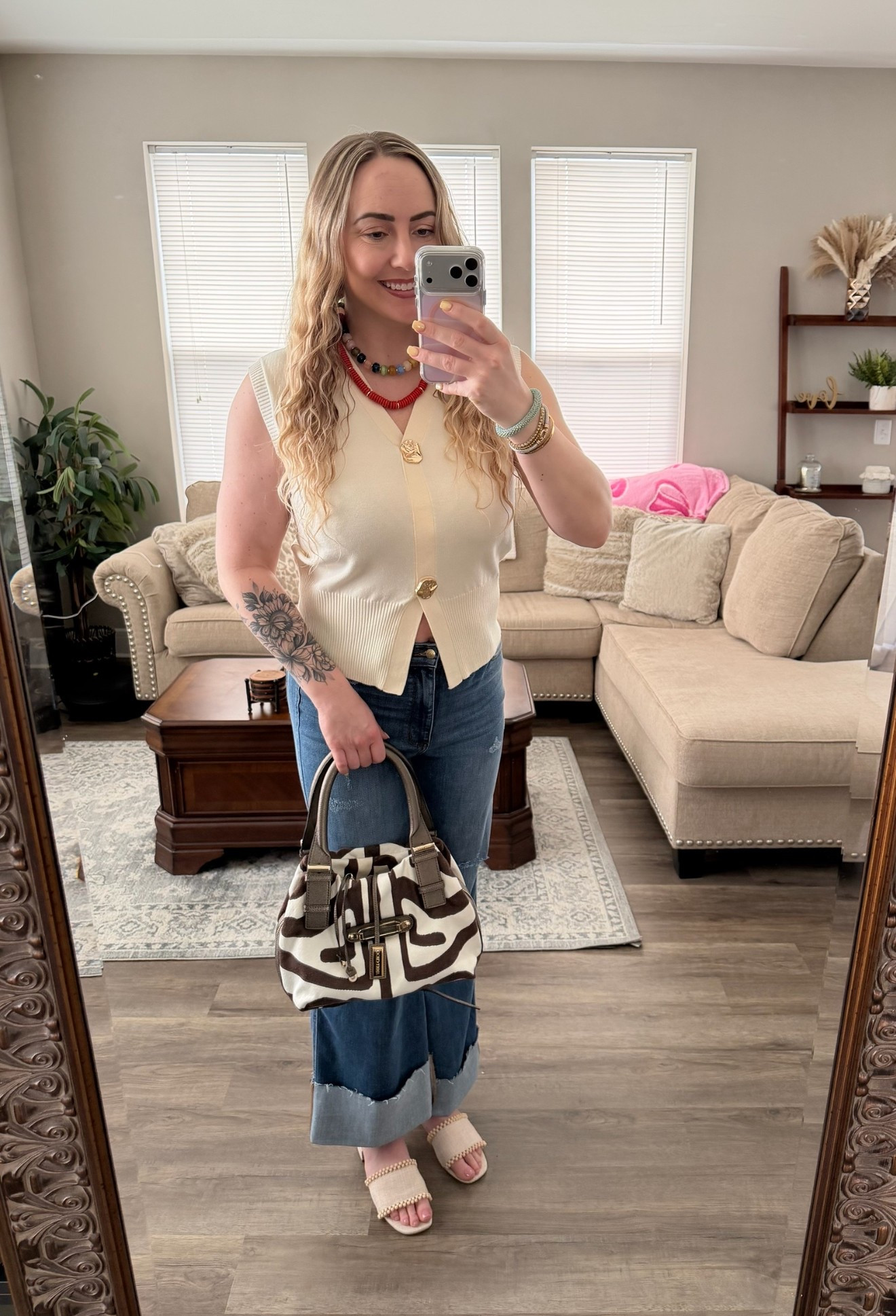 This under $30 top looks WAY more expensive than it is 🤍

I was gifted this sweater vest and didn’t expect to love it this much… but the quality, fit, and versatility are SO good. It’s lightweight, soft, and super flattering — the kind of piece you can style a million different ways.

Wear it with jeans for an everyday look, layer it for workwear, or dress it up for brunch, date night, or spring events. It’s one of those effortless staples your closet needs.

@genleck this one is a winner 👏🏼 @ueal.official @bellcoco.official 

#springoutfits #affordablefashion #amazonfashion #sweatervest #springstyle



#LTKootd #LTKSeasonal #LTKTall