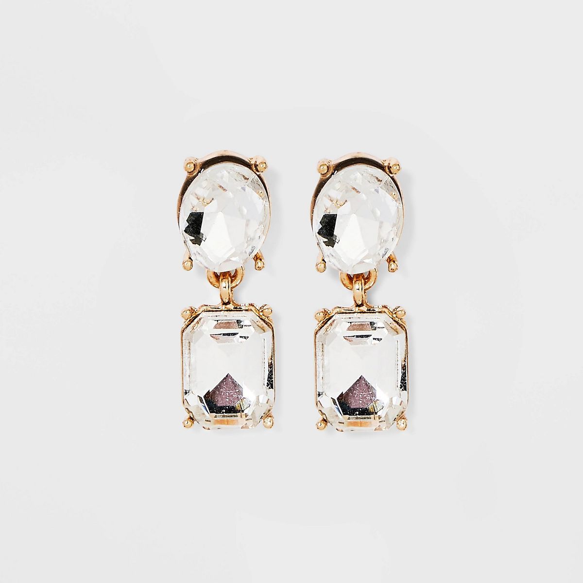 SUGARFIX by BaubleBar Mixed Stone Drop Earrings - Gold | Target