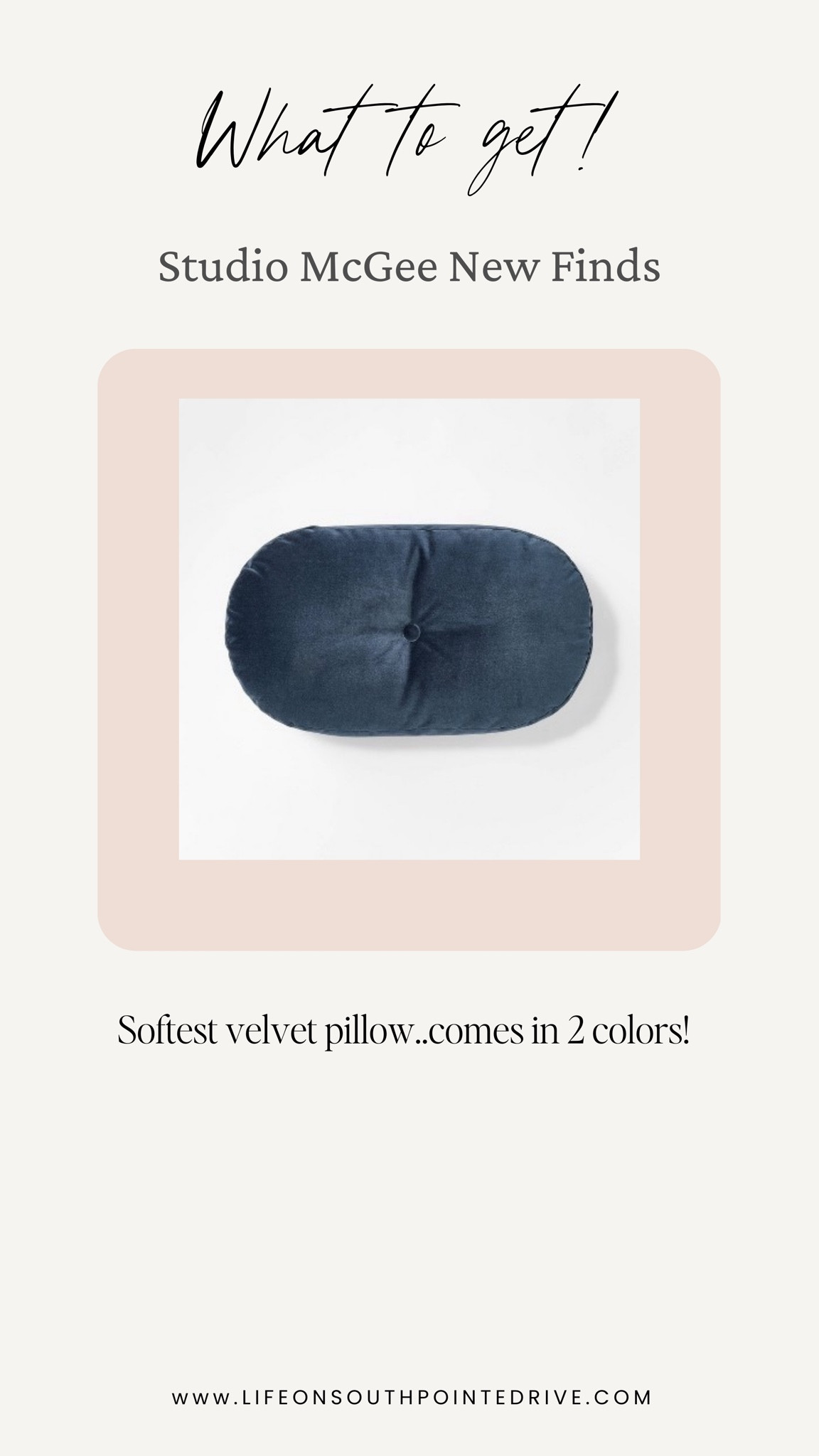 The softest velvet pillow from the new Target Studio McGee collection. Comes in 2 colors! 

Throw pillows, seasonal pillows, Target finds, Studio McGee, Studio McGee Pillow, fall pillowws

#LTKHome #LTKSeasonal #LTKStyleTip