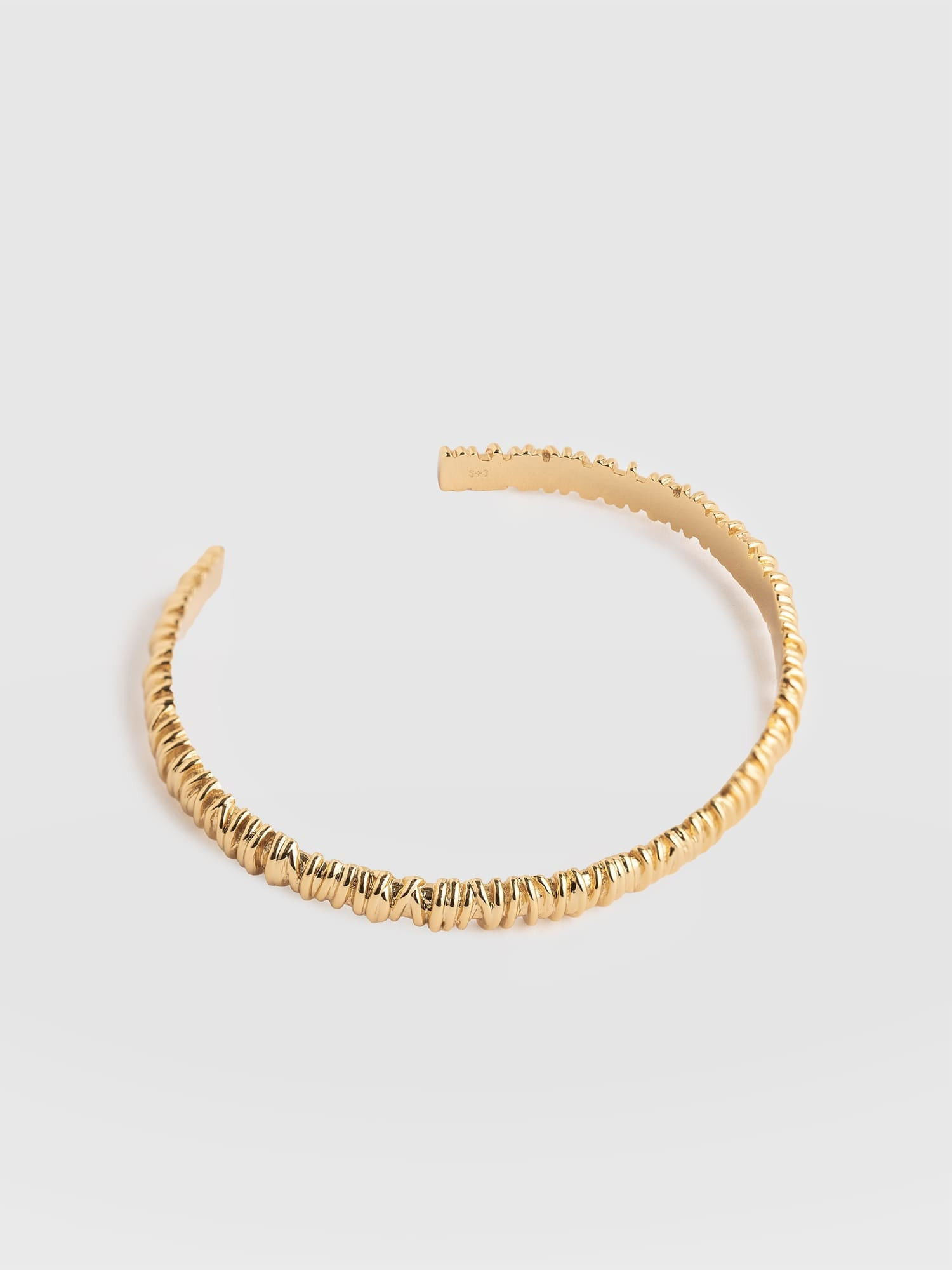 Swirl Bangle - Gold | Saint + Sofia UK