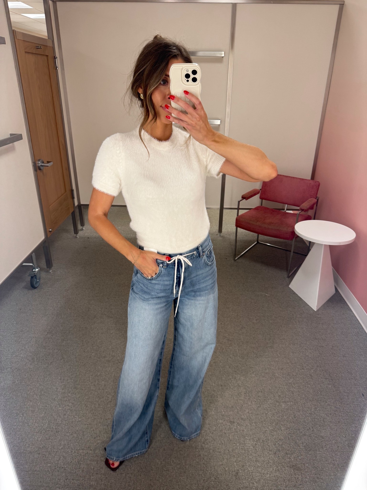 Nordstrom sale fuzzy sweater top xs and madewell jeans 25 

#LTKFindsUnder100 #LTKSaleAlert #LTKFindsUnder50