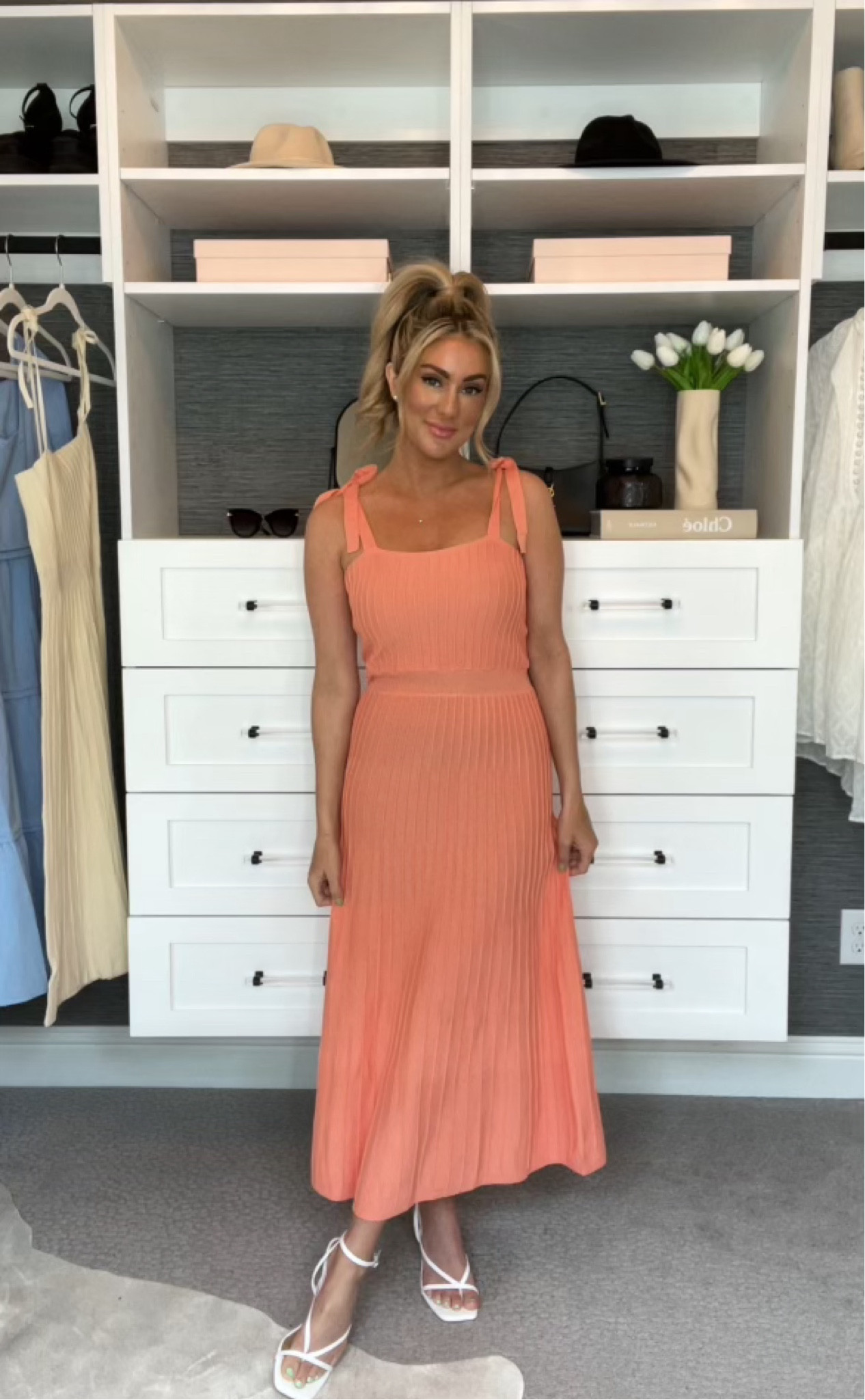 Love this coral spring dress, perfect option for Easter! 
maxi dress, coral pink dress, bow strap dress, spring dress, summer dress, bright dress, Easter dress, vacation outfit, white heels, fashion 


#LTKstyletip #LTKshoecrush #LTKbeauty