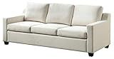 Glory Furniture Ashley , Ivory Sofa (2 Boxes), 32" H X 76" W X 32" D | Amazon (US)