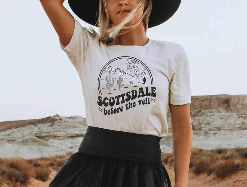 Scottsdale Before the Veil Tee Bachelorette Tshirts - Etsy | Etsy (US)