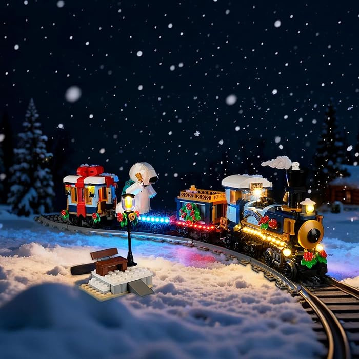 YEABRICKS LED Light for Lego-10361 Icons Holiday Express Train Building Blocks Model (Building Se... | Amazon (US)