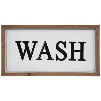 Wash Metal Wall Decoration Laundry Room For Home Apartment | Walmart (US)