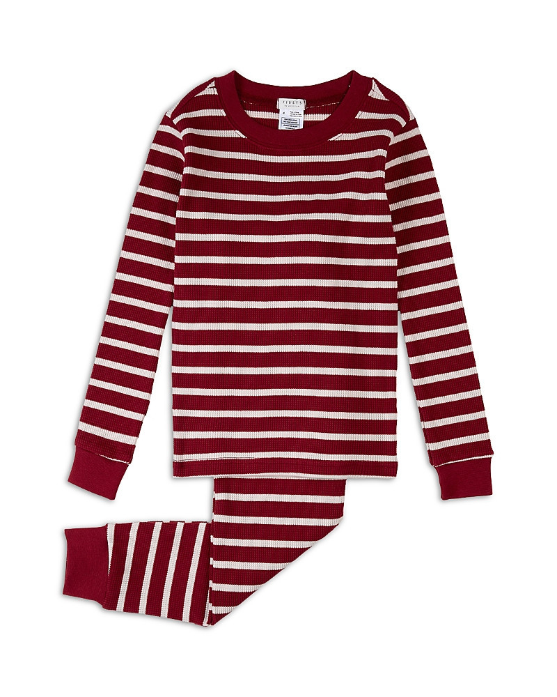 petit lem Unisex Striped Thermal Pajama Set - Little Kid | Bloomingdale's (US)