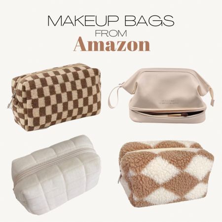 The prettiest neutral minimalist coconut girl makeup cosmetic bags. #founditonamazon #beautyfinds #amazonfinds #amazonmusthaves #neutral

#LTKbeauty #LTKFind #LTKitbag