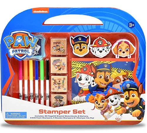 PAW Patrol Coloring Stamper and Activity Set, Mess Free Craft Kit for Toddlers and Kids, Drawing ... | Walmart (US)