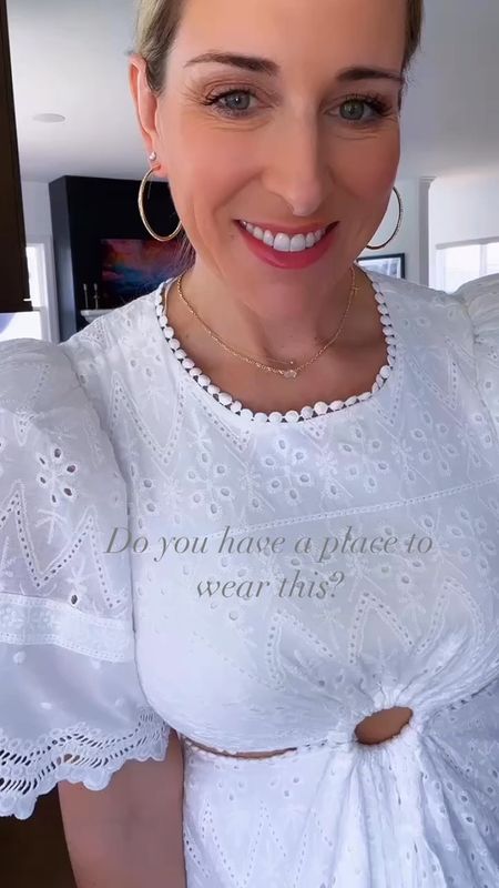 Summer Dress
White Dress
Weddings
Greece
Santorini 
Nashville Dress 
White eyelet maxi dress 
Petal and Pup Under $110!! Wearing my true size medium. I am a 32DD and it just fits on top. 



#LTKFestival #LTKtravel #LTKstyletip