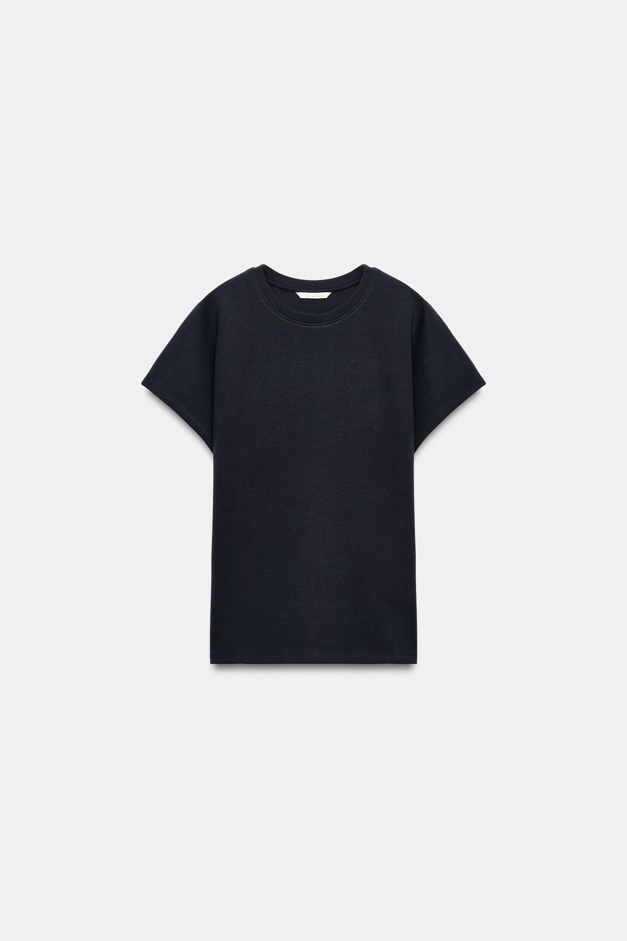 SHORT SLEEVE INTERLOCK T-SHIRT | Zara US