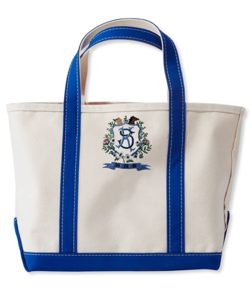 Monogrammed Boat & Tote | Over The Moon