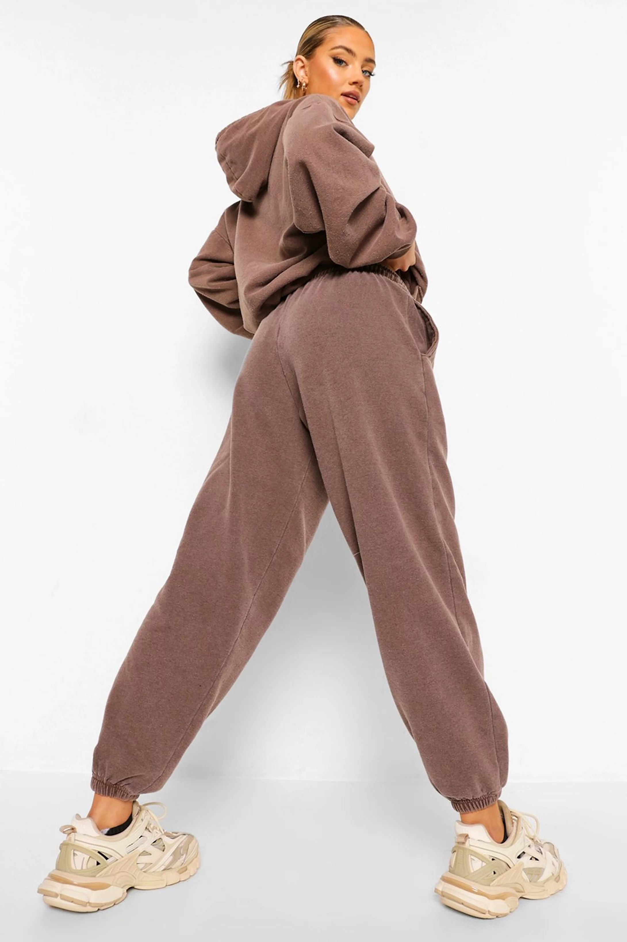 Ofcl Studio Overdyed Marl Tracksuit | boohoo | Boohoo.com (US & CA)