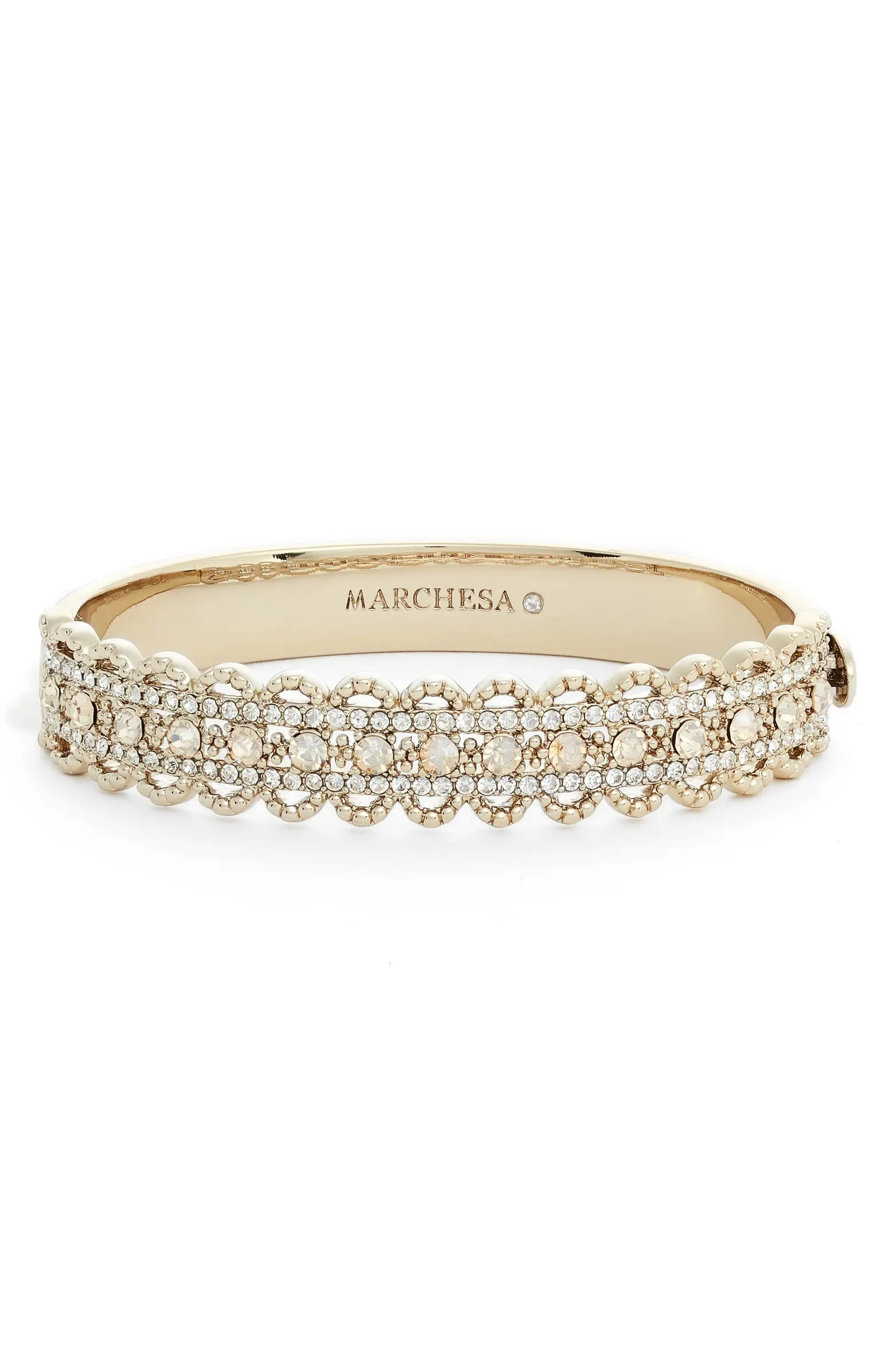 Marchesa Crystal Filigree Bangle | Nordstrom | Nordstrom