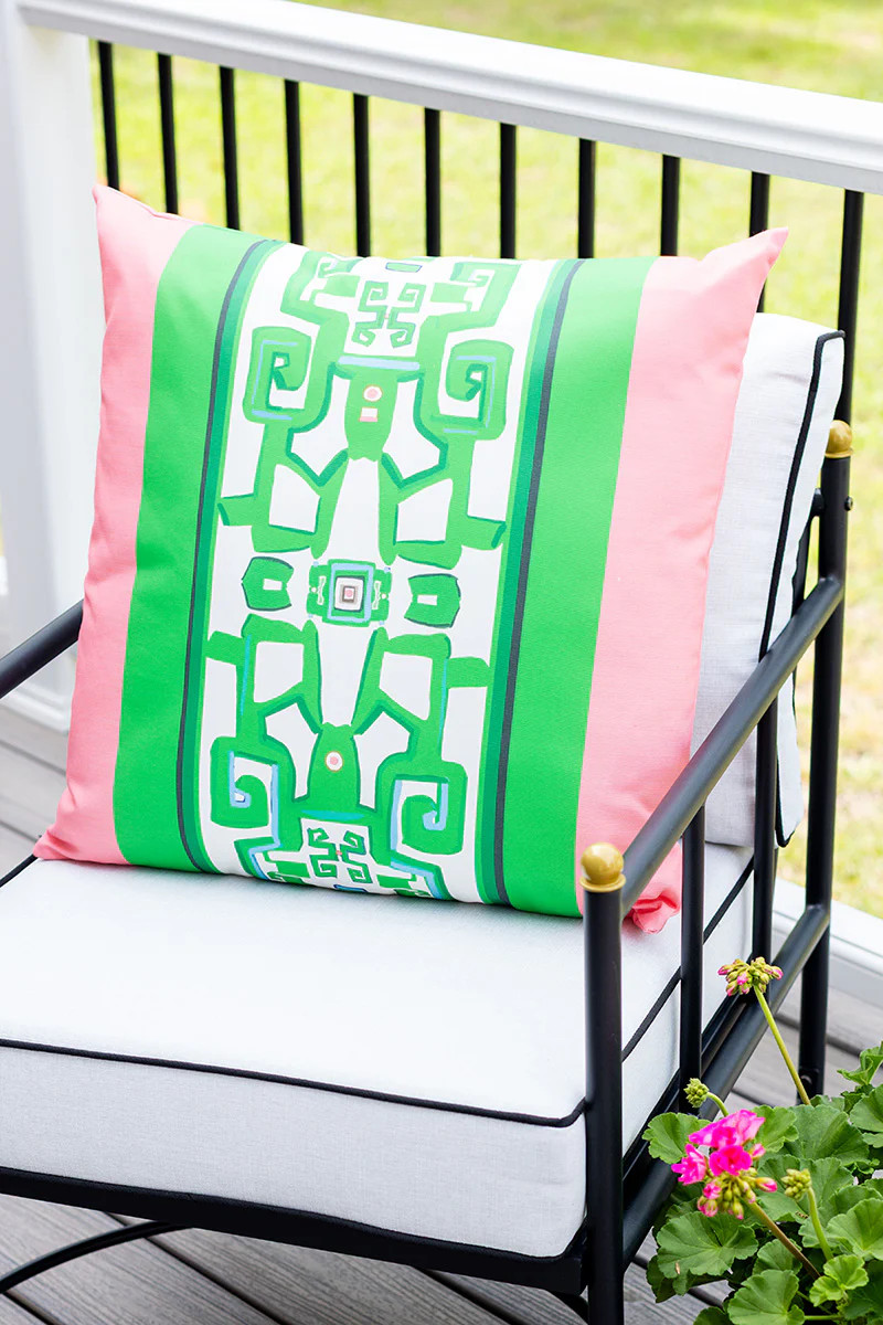 Coral Heiress\u00a9 22 inch Square Outdoor Pillow | House Of MBR