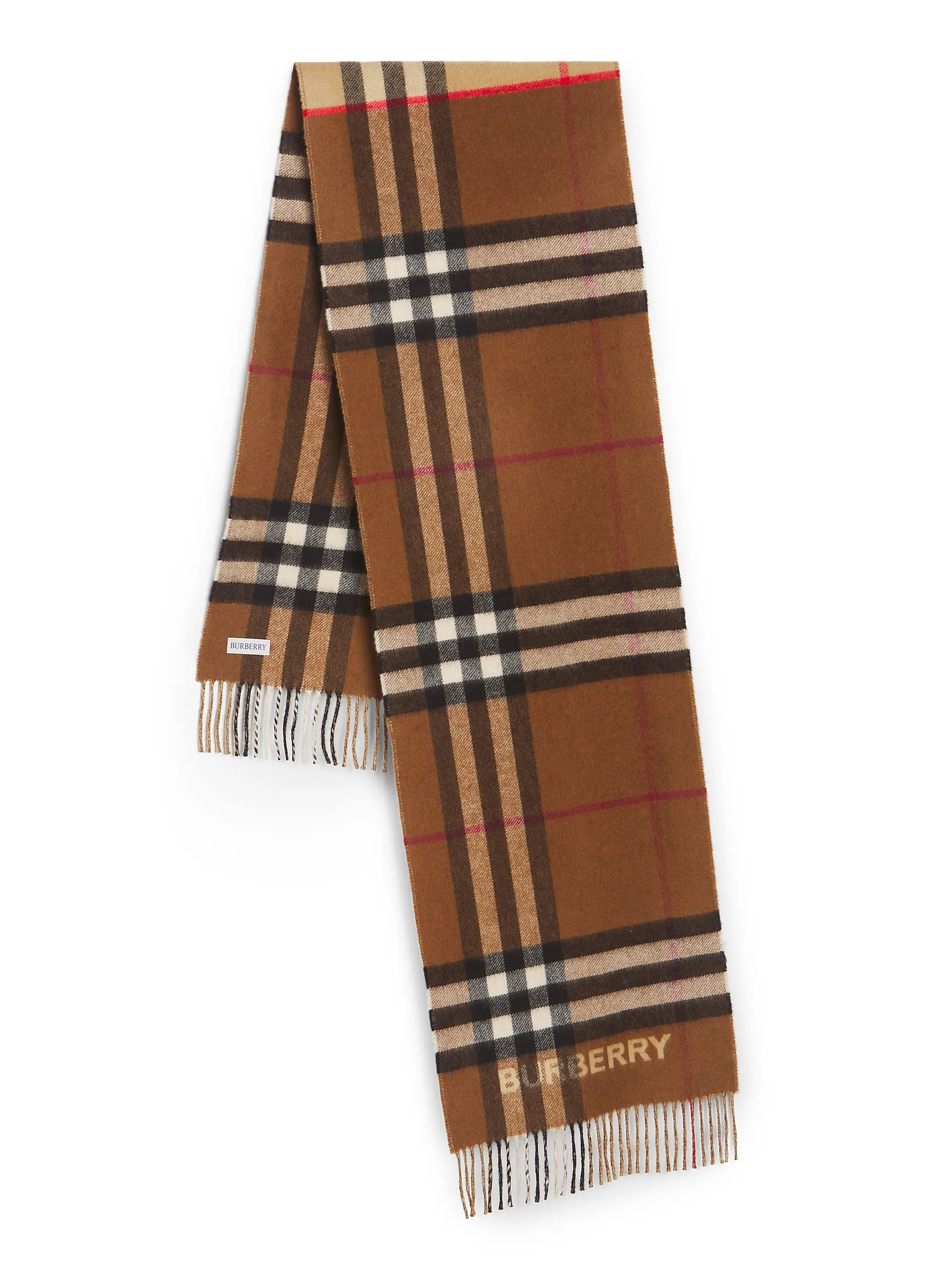 Heritage Check Cashmere Scarf | Saks Fifth Avenue