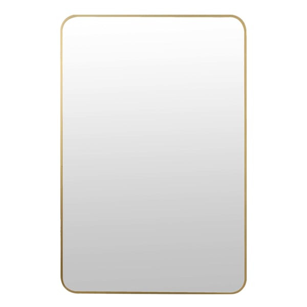 Gold Aluminum Rectangle Mirror, 24x36 | At Home