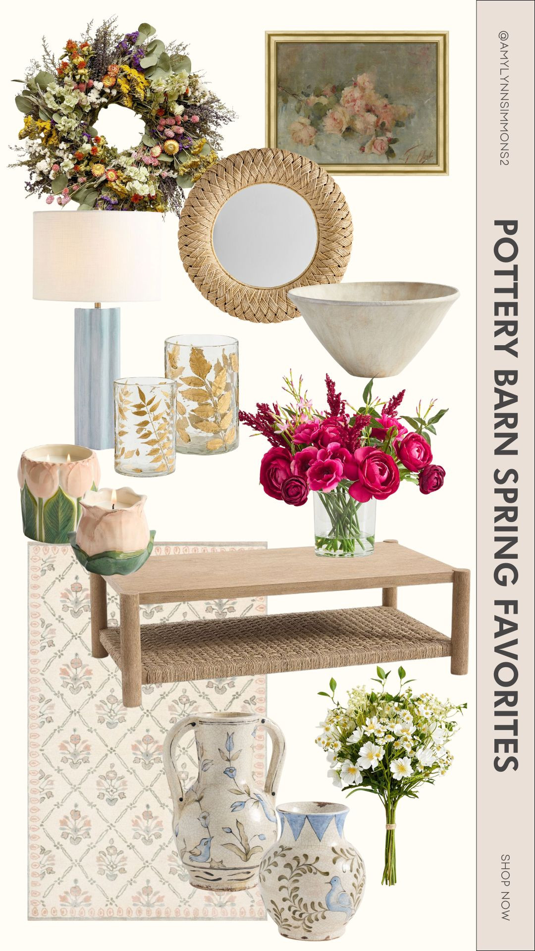 Pottery Barn Spring Favories #potterybarn #springdecor #homedecor 

 #LTKSeasonal #LTKHome