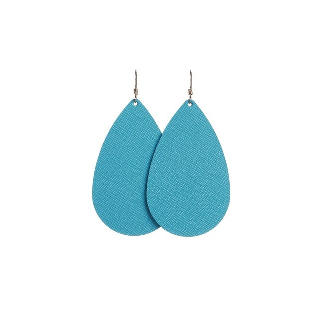 Capri Leather Earrings | Nickel and Suede