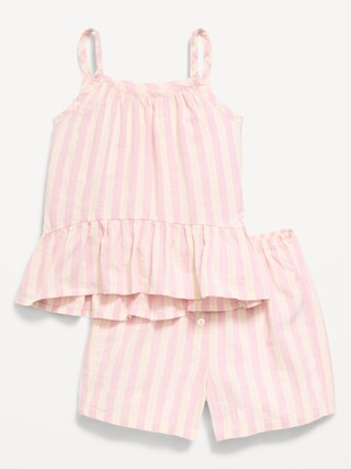 Printed Sleeveless Top and Shorts Set for Toddler Girls | Old Navy (US)