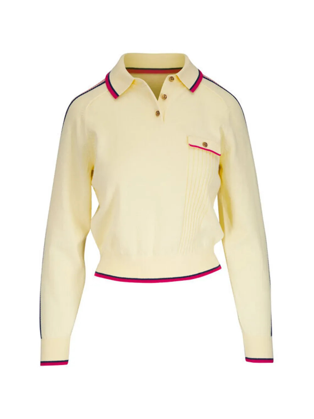 Guest In Residence Relay chest-pocket Polo Top | Yellow | FARFETCH | Farfetch Global
