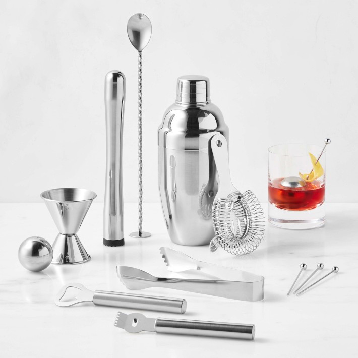 Williams Sonoma Deluxe Boxed Bar Tool and Shaker | Williams-Sonoma