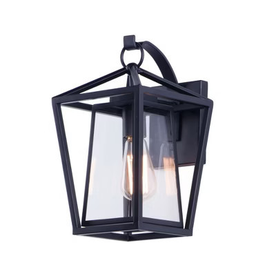 Maxim Lighting Artisan 1 - Light Wall Light in  Black | Target