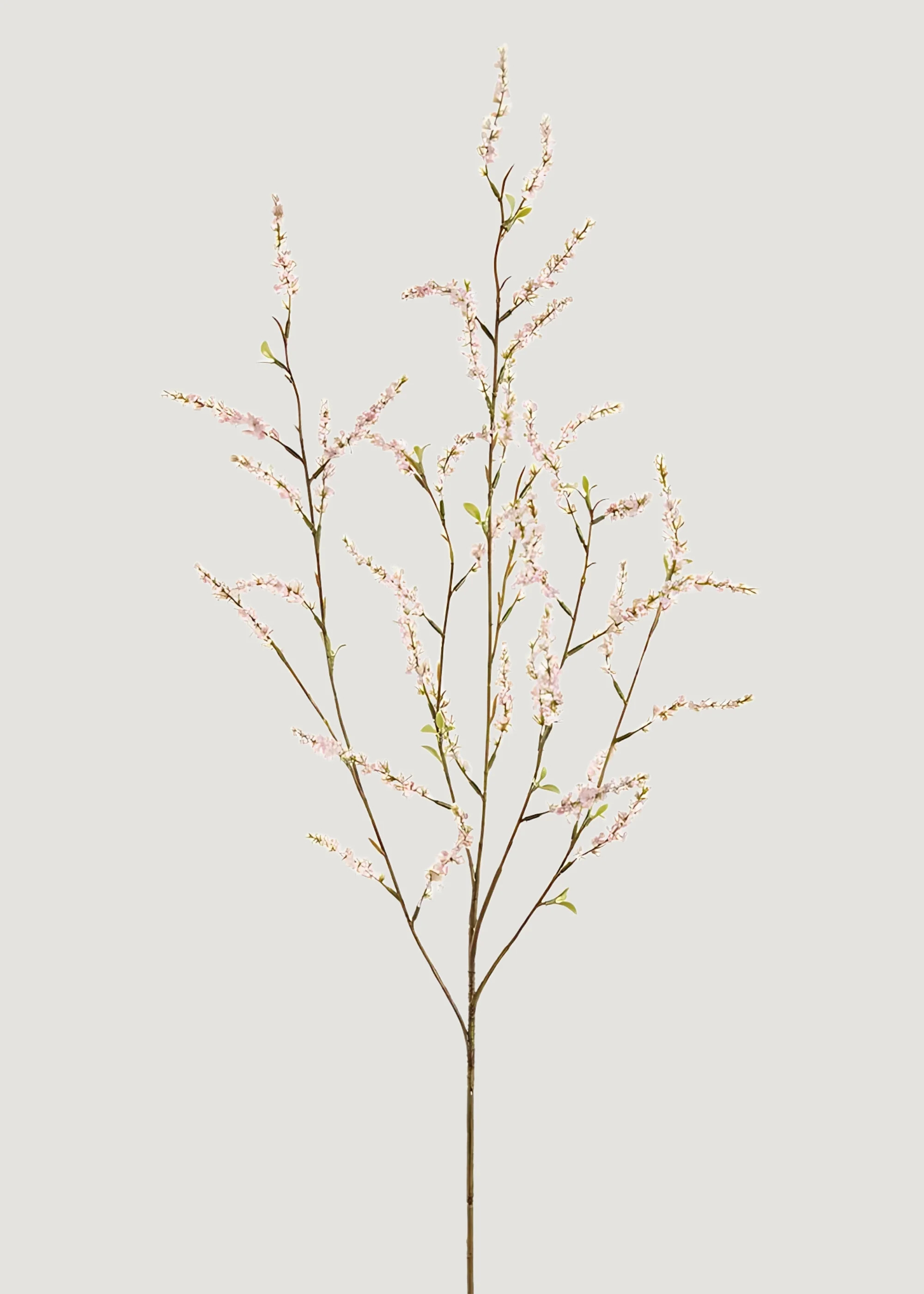 Pink Artificial Spirea Wildflower Branch - 39.5" | Afloral
