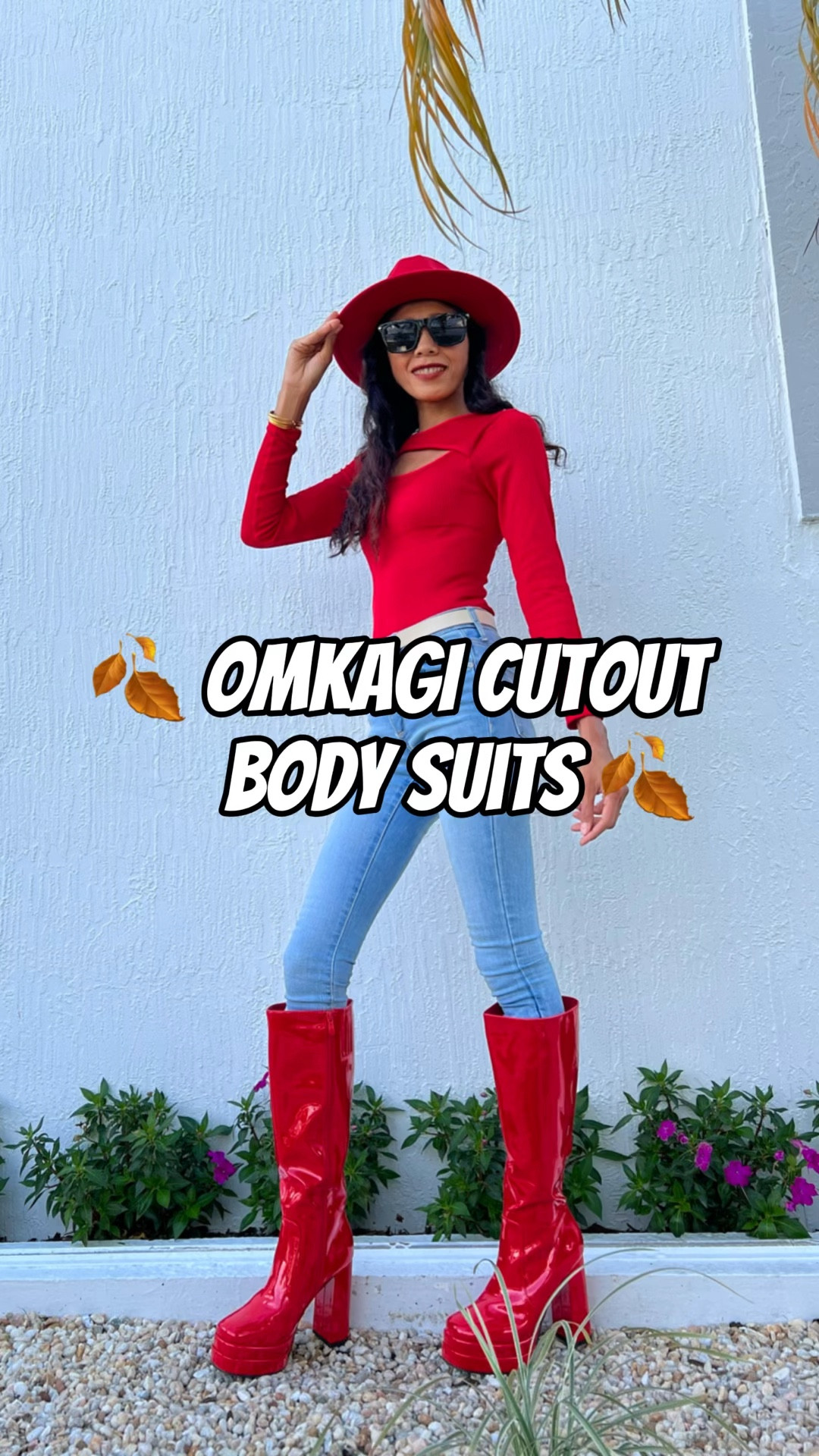 OMKAGI Cutout Body Suits for Womens Long Sleeve Ribbed Crew Neck Tops Bodysuits

#LTKfamily #LTKstyletip #LTKHoliday