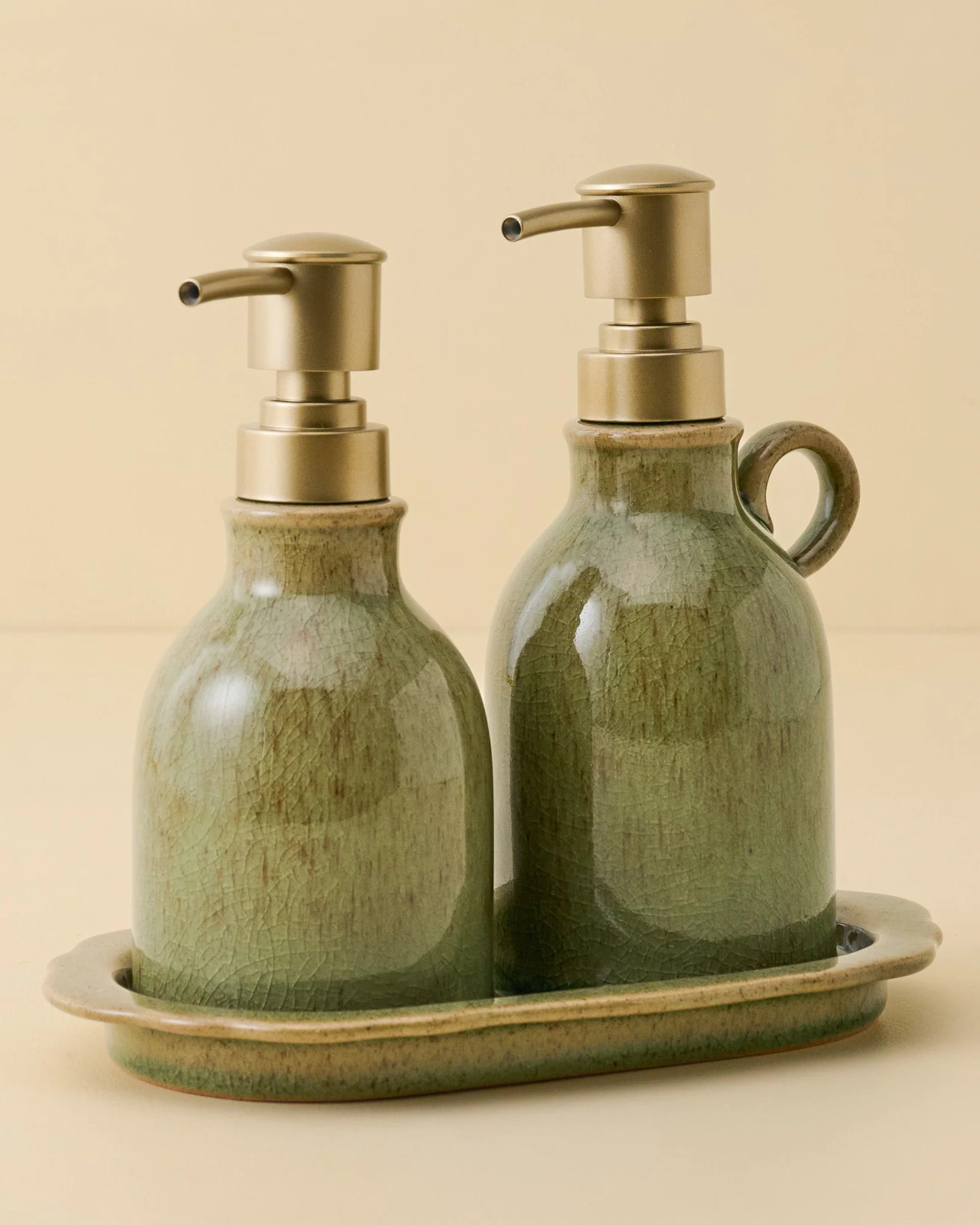 Splatter Soap Pump Set | Magnolia