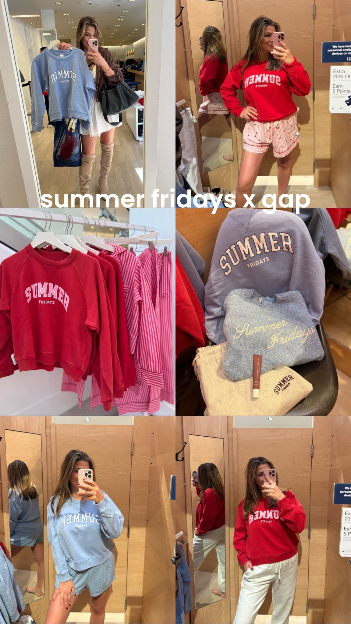 @summerfridays x @gap is truly a dream collab 🤍The coziest sweaters, sweats, and matching sets 😍perfect for the holidays. I stopped by their adorable pop-up at @thegrovela this weekend (hot chocolate, lip gloss charms, and ALL the cozy vibes 🥰).

What are you grabbing from this collection? 

#summerfridays #thegap #thegrove #collab #cozy

#LTKGiftGuide #LTKHoliday #LTKBeauty