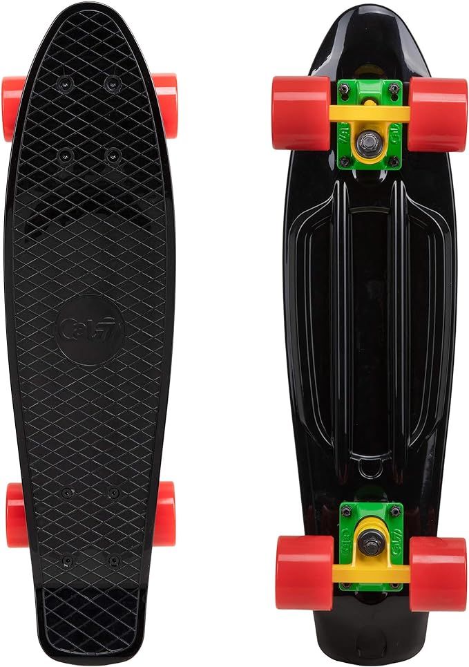 Cal 7 22" Complete Mini Cruiser Plastic Skateboard | Amazon (US)