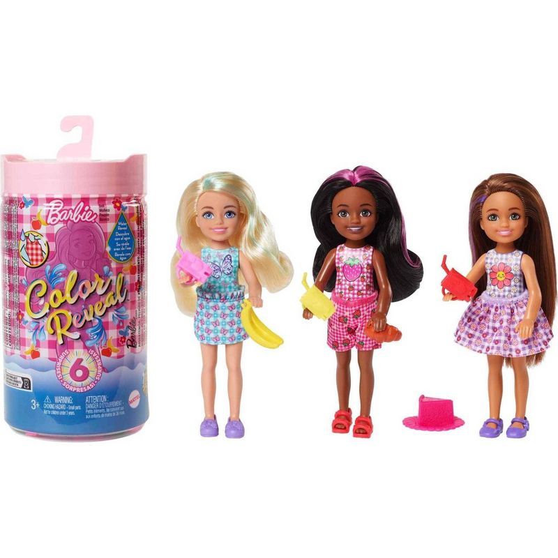 Barbie Color Reveal Chelsea Doll - Gingham Picnic Series | Target