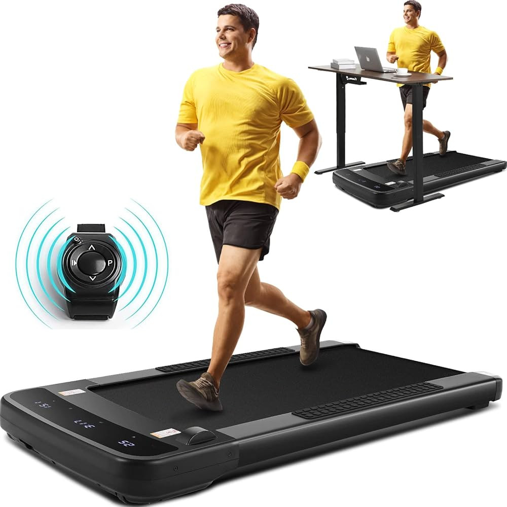 ANCHEER Treadmills,2 in 1 Folding Treadmill, Walking Pad Treadmill Under Desk for Home Office, Po... | Amazon (US)