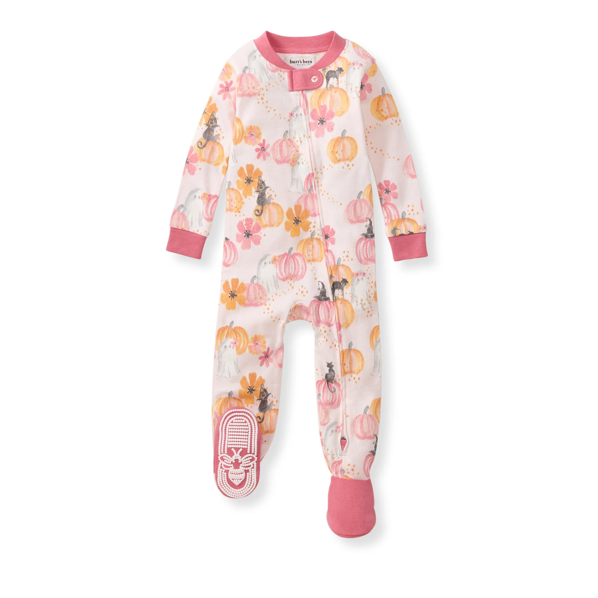 Magical Pumpkins Organic Cotton Sleeper | Burts Bees Baby