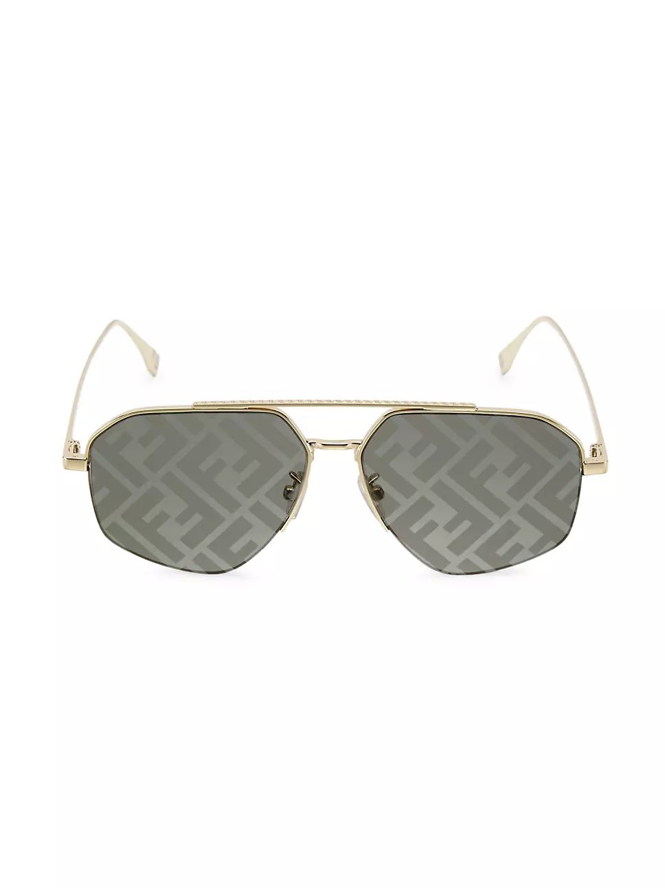 Fendi Travel 56MM Geometric Sunglasses | Saks Fifth Avenue
